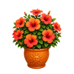 Sunset Hibiscus in full bloom
